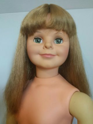 Vintage IDEAL DADDY ' S GIRL Blonde Playpal doll 42 