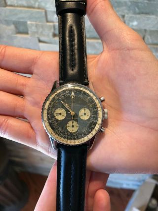 Rare 1st Gen.  Breitling Navitimer 806,  Aopa Black Dial,  Vintage,  1950s (1 Owner)