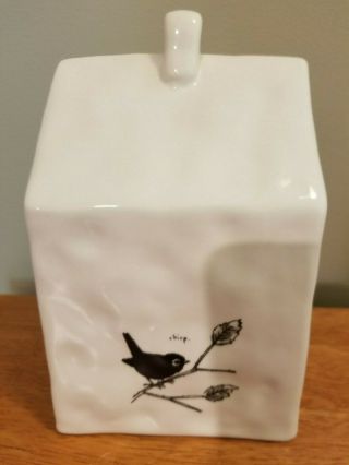 Rare Chirp Square Birdhouse Rae Dunn by Magenta FTD CHARITY LISTING 2