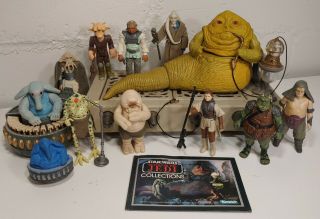 Vintage Star Wars Jabba The Hutt Playset W/10 Figures & Accessories Kenner 1983