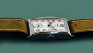 Vintage 1920 ' s ROLEX Stainless Steel Case Art Deco Men ' s Watch ロレックス 4