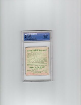 1933 GOUDEY BABE RUTH 144 PSA 4 SWEET RARE CARD AWESOME Psa 9 $528,  000 in Jan 2