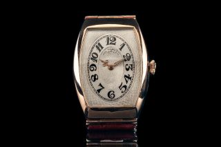 Antique Patek,  Philippe & Co Solid Gold 14k Wrist Watch,  Certificate