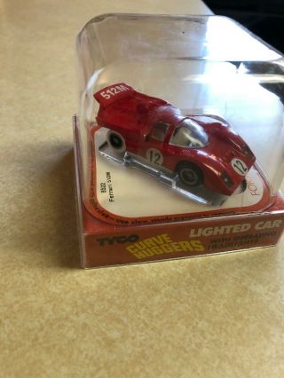 Vintage Tyco Pro Slot Car Red 512 Ferrari Red Lighted Car Never Opened Rare