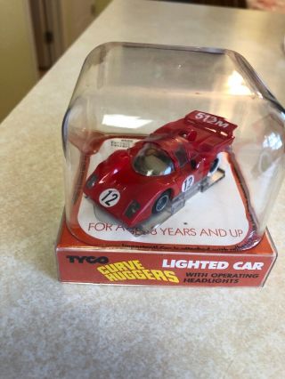 Vintage Tyco pro slot car red 512 Ferrari red lighted car NEVER opened RARE 3