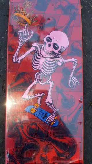 Vintage 1985 Powell Peralta Rodney Mullen Freestyle Skateboard Deck RED NOS 2