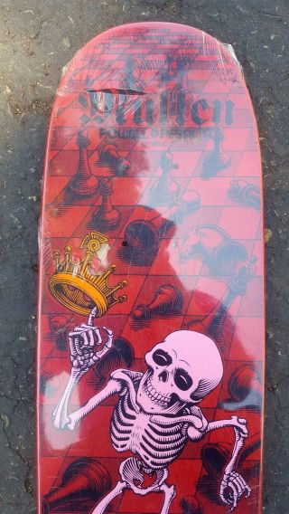 Vintage 1985 Powell Peralta Rodney Mullen Freestyle Skateboard Deck RED NOS 4