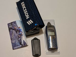 Vintage Ericsson R310 Mobile Phone Blue " The Shark "