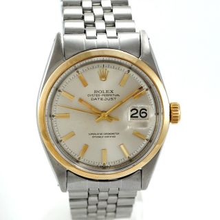 Vintage Rolex Datejust 1601 Steel And Gold 36 Mm.  Pie Pan Dial.  Circa 1967