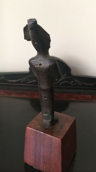 Ancient Egyptian Bronze Figure Of Osiris With Fine Detailing And Good Patina 8