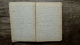 Circa 1855 Handwritten Travel Diary American By Horse & Steamship Holy Land Rare