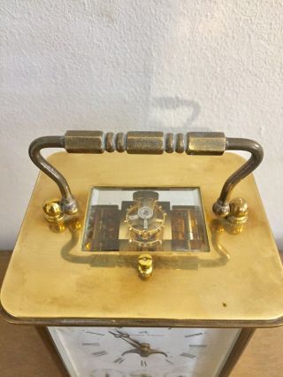Vintage Matthew Norman Multi Dial Date Calendar Repeater Alarm Carriage Clock 2