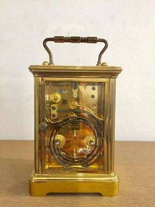 Vintage Matthew Norman Multi Dial Date Calendar Repeater Alarm Carriage Clock 7