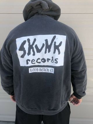 Rare Sublime Skunk Records Hoodie Large Vintage
