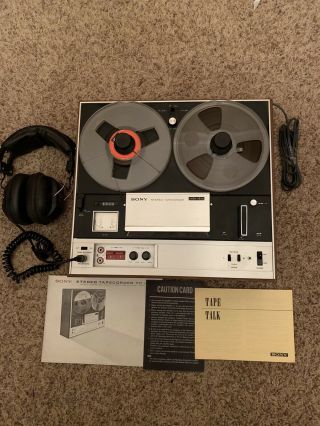 Vintage Reel To Reel Sony Tc - 355 Stereo Tapecorder