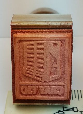 RARE Vintage Supercomputer Cray Research T3D Ink Stamp Stamper Chippewa Falls WI 2