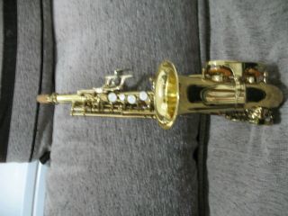 Orsi Sopranino curved saxophone Eb (E FLAT) rare vintage 11