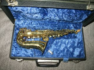 Orsi Sopranino Curved Saxophone Eb (e Flat) Rare Vintage