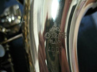 Orsi Sopranino curved saxophone Eb (E FLAT) rare vintage 4