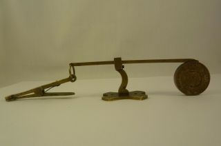 Collectable,  rare Antique Letter Scale for Rowland Hills Penny Postage 1839 5