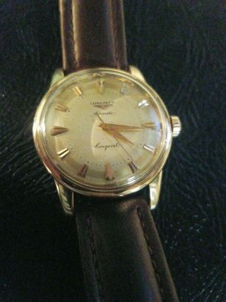 Vintage Longines Conquest,  Gold 18kt,  Year 1960