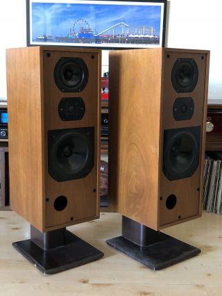 Vintage Bowers Wilkins DM - 2 Series II Audiophile Quality Speakers Early B&W ‘s 3