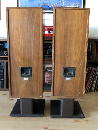 Vintage Bowers Wilkins DM - 2 Series II Audiophile Quality Speakers Early B&W ‘s 4