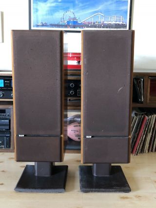 Vintage Bowers Wilkins DM - 2 Series II Audiophile Quality Speakers Early B&W ‘s 7