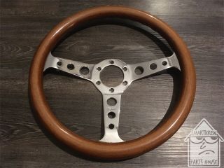 Vintage Peyton 350mm Wood Steering Wheel Jdm Nardi Momo