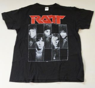 Evintage Ratt Dancing Undercover 1987 World Tour Xl (l) T - Shirt