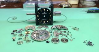 Vintage 1957 ROLEXS First Explorer 6610 Rare Historic 1030 Butterfly Watch 9