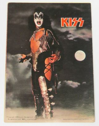 Kiss Vintage 8 Page Photo Booklet By Marathon Graphics Aucoin 1978