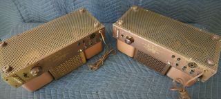 Rare Vintage Pair Acrosound Ultra - Linear II Vacuum Tube Power Amplifiers HiFi 12