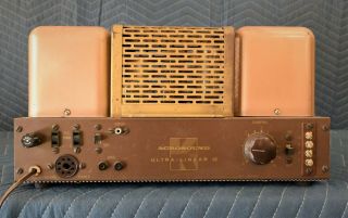 Rare Vintage Pair Acrosound Ultra - Linear II Vacuum Tube Power Amplifiers HiFi 2