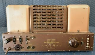 Rare Vintage Pair Acrosound Ultra - Linear II Vacuum Tube Power Amplifiers HiFi 5