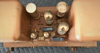 Rare Vintage Pair Acrosound Ultra - Linear II Vacuum Tube Power Amplifiers HiFi 8