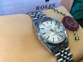 Rolex Datejust,  Stainless Steel,  18k White Gold,  Watch Jubilee,  1601  3