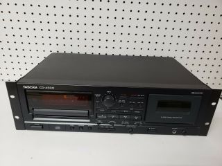 Vintage Tascam Cd - A500 Cd Player Tape Deck Recorder -