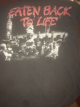 Vintage Cannibal Corpse Tour Long Sleeve Shirt Obituary Morbid Angel Death Metal 4