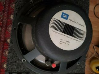 2 Jbl K120 Speakers,  12”,  8 Ohms,  Alnico Magnet,  Vintage 80 
