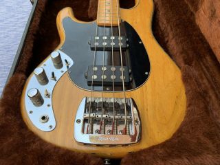 Extremely Rare Left - Handed 1979 Music Man Sabre Bass w/ Hardshell Case 4
