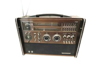 VINTAGE OLD 1970s PANASONIC RF - 8000 ANALOG SHORTWAVE MULTIBAND TRANSISTOR RADIO 2