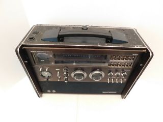 VINTAGE OLD 1970s PANASONIC RF - 8000 ANALOG SHORTWAVE MULTIBAND TRANSISTOR RADIO 3