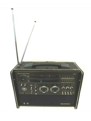 VINTAGE OLD 1970s PANASONIC RF - 8000 ANALOG SHORTWAVE MULTIBAND TRANSISTOR RADIO 4