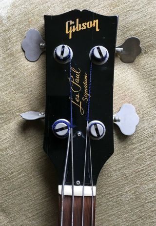 1973 Gibson Les Paul Signature Bass Guitar - RARE Tobacco Burst 5