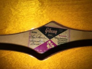 1973 Gibson Les Paul Signature Bass Guitar - RARE Tobacco Burst 8
