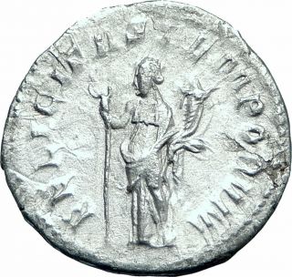 Gordian Iii 238ad Authentic Ancient Silver Roman Coin Felicitas I77954