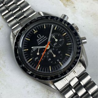 Vintage Omega Speedmaster Chronograph Wristwatch Ref.  145.  022 - 69 861 Tropical 3