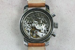 Vintage Heuer Autavia Chronograph Ref.  2446C GMT Wristwatch NR Valjoux 72 10