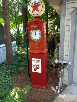 Antique Clock Face Gas Station Pump,  American Model 277,  1931